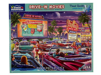 Drive In Movies 1000 Piece Puzzle    