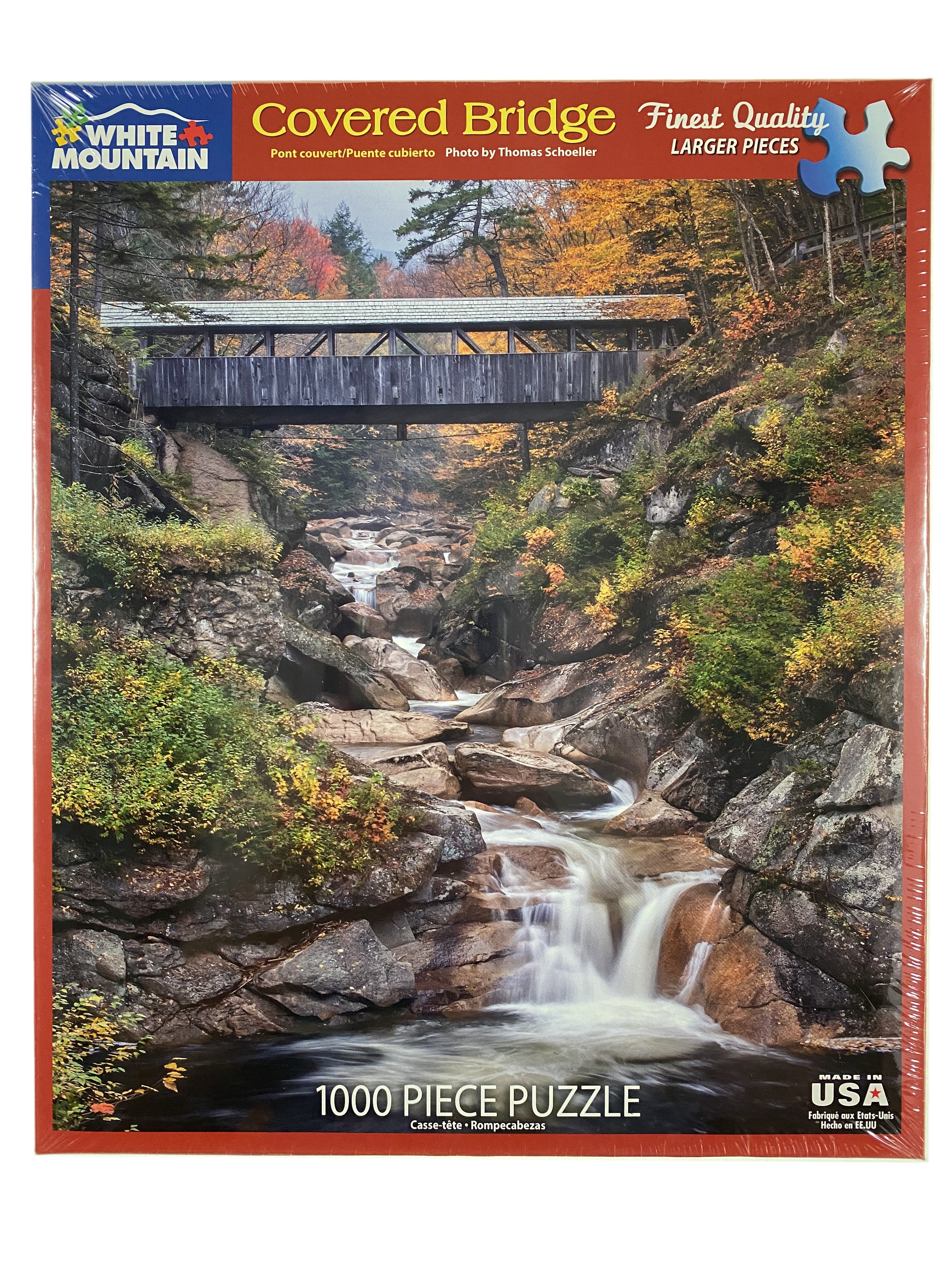 Covered Bridge 1000 Piece Puzzle    