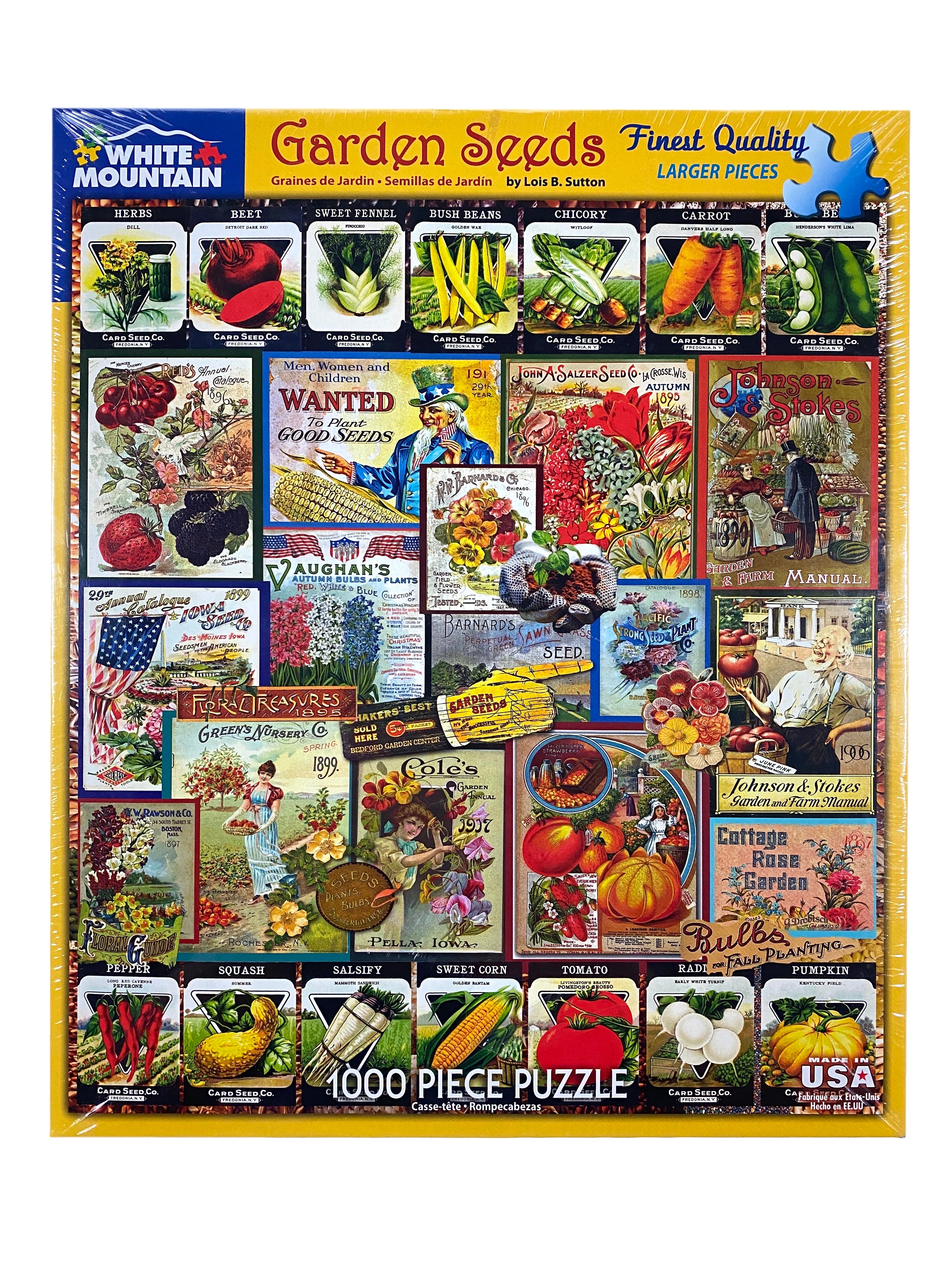Garden Seeds 1000 piece puzzle    