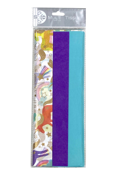 Tissue Paper Multi Pack - Unicorns    