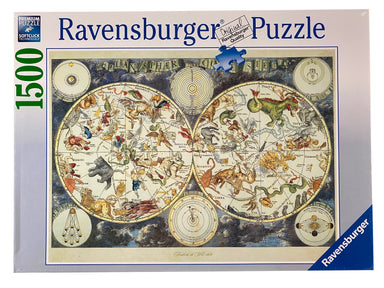 World Map Of Fantastic Beasts 1500 Piece Puzzle    