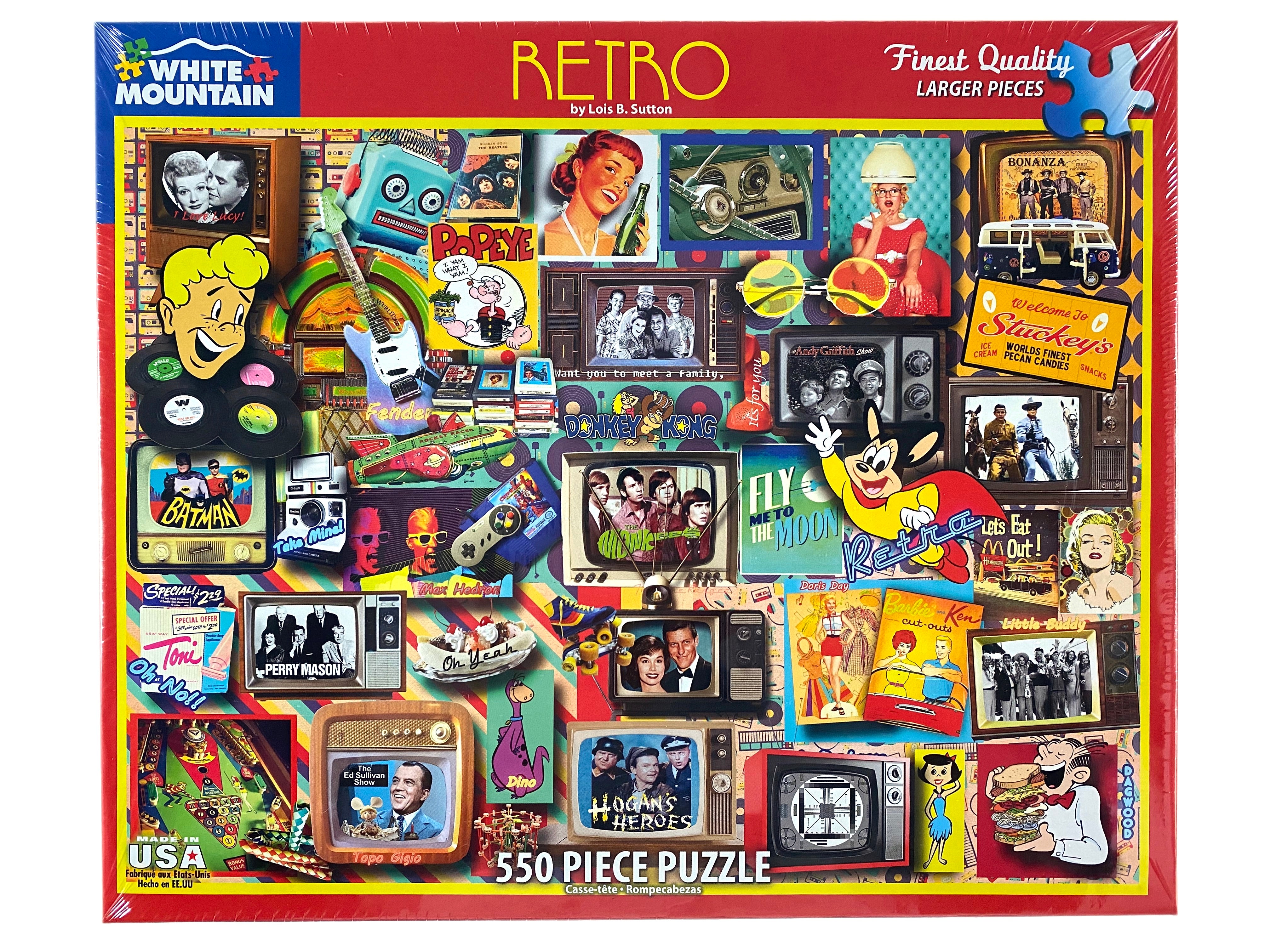 Retro 500 Piece Puzzle    