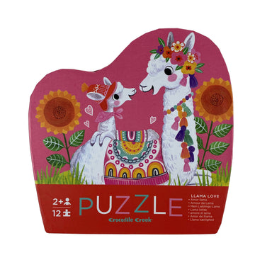 Llama Love 12 piece Puzzle    