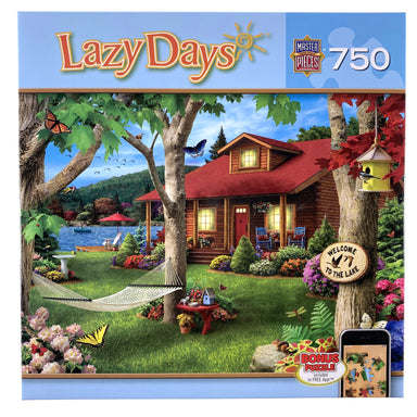 Lazy Days Lakeside Retreat 750 Piece Puzzle    