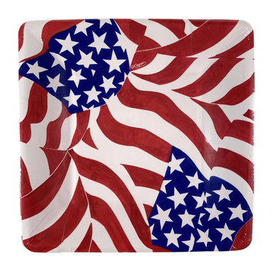 Americana Paper Salad or Dessert Plate    