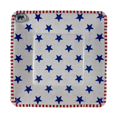 Stars And Stripes Paper Salad or Dessert Plates    
