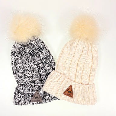 Chico Beanie with Pom and Small Patch    