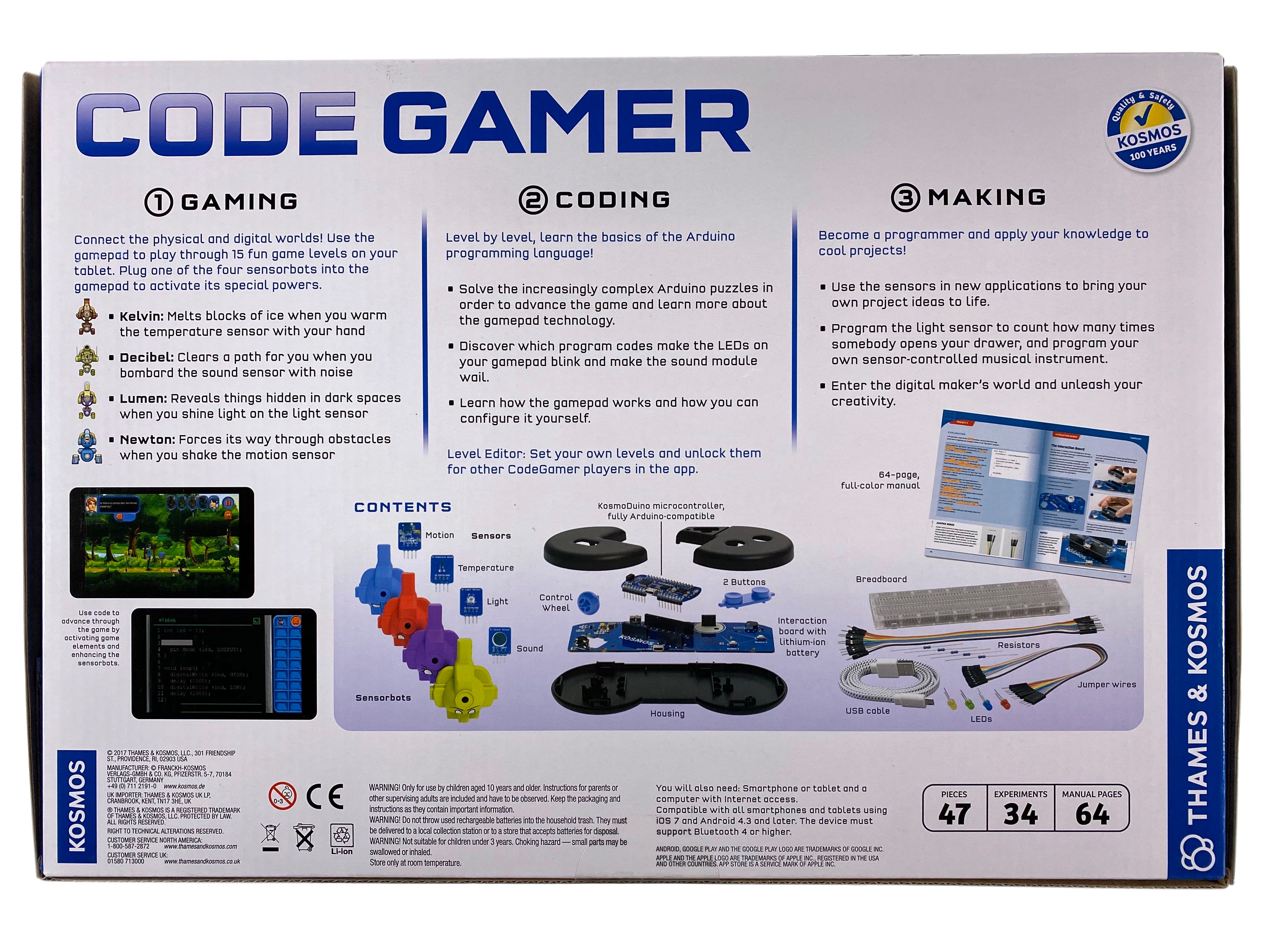 Code Gamer With KosmoBits    