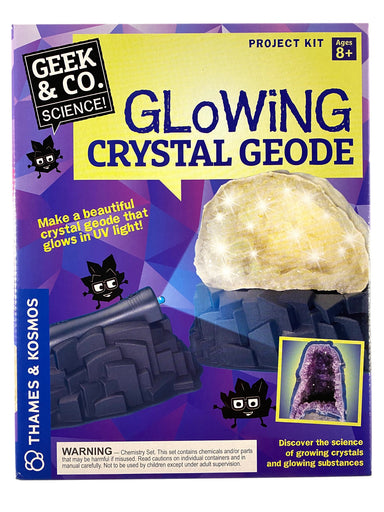 Geek & Co. Glowing Crystal Geode    