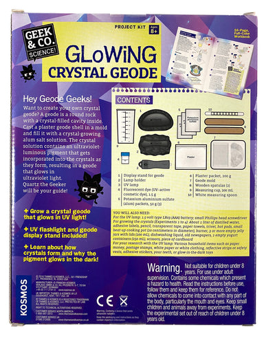 Geek & Co. Glowing Crystal Geode    