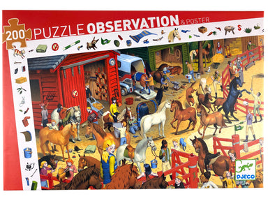 Horse-Riding 200 piece observation puzzle    
