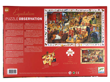 Horse-Riding 200 piece observation puzzle    