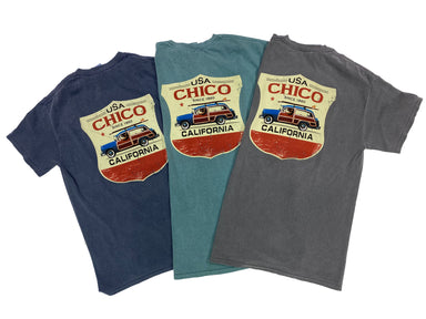 Cali Bear Liberty Bell Woody - T-Shirt    