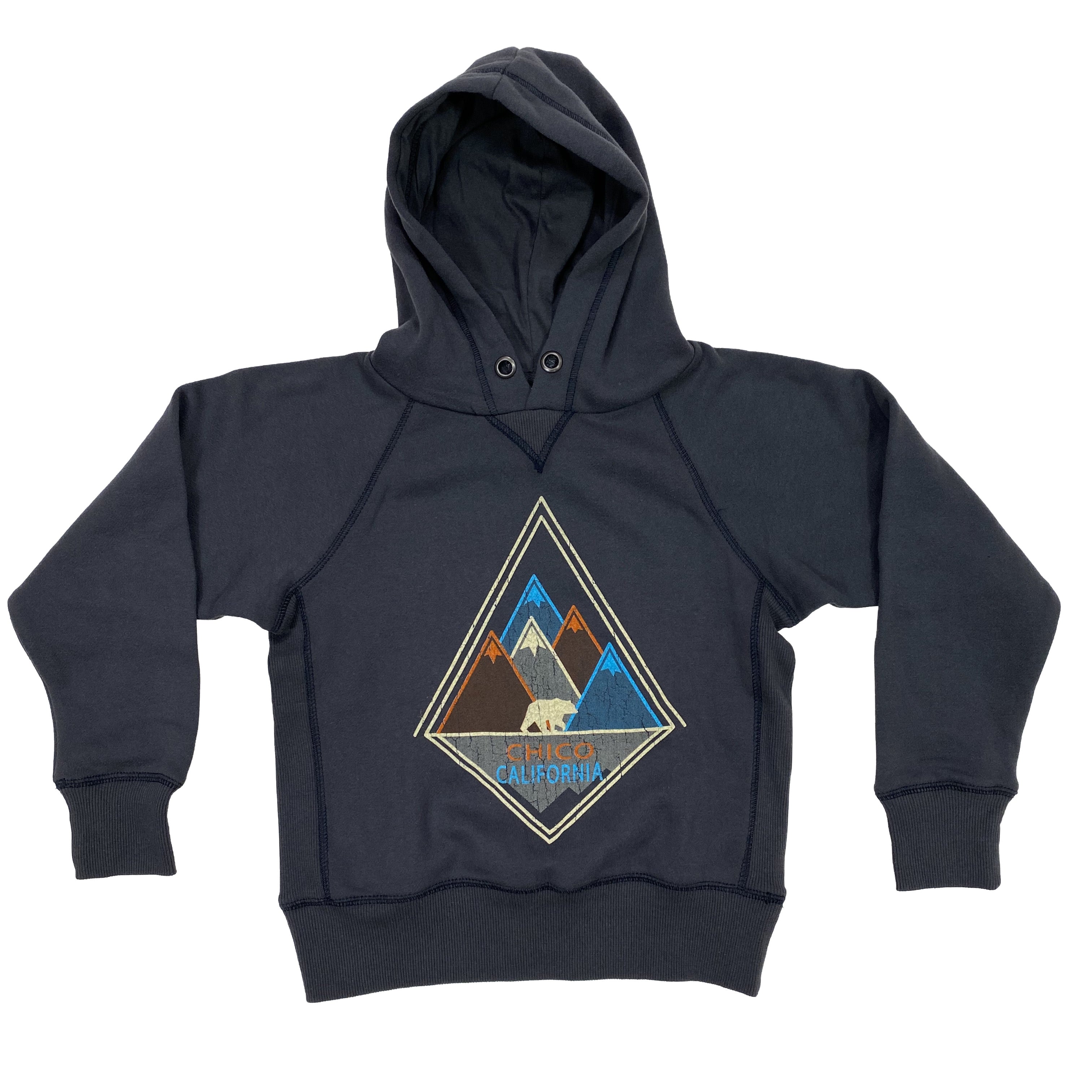 Allotrope Mountains - Kids Hooded Chico Sweatshirt NAVY XS  3263719.1