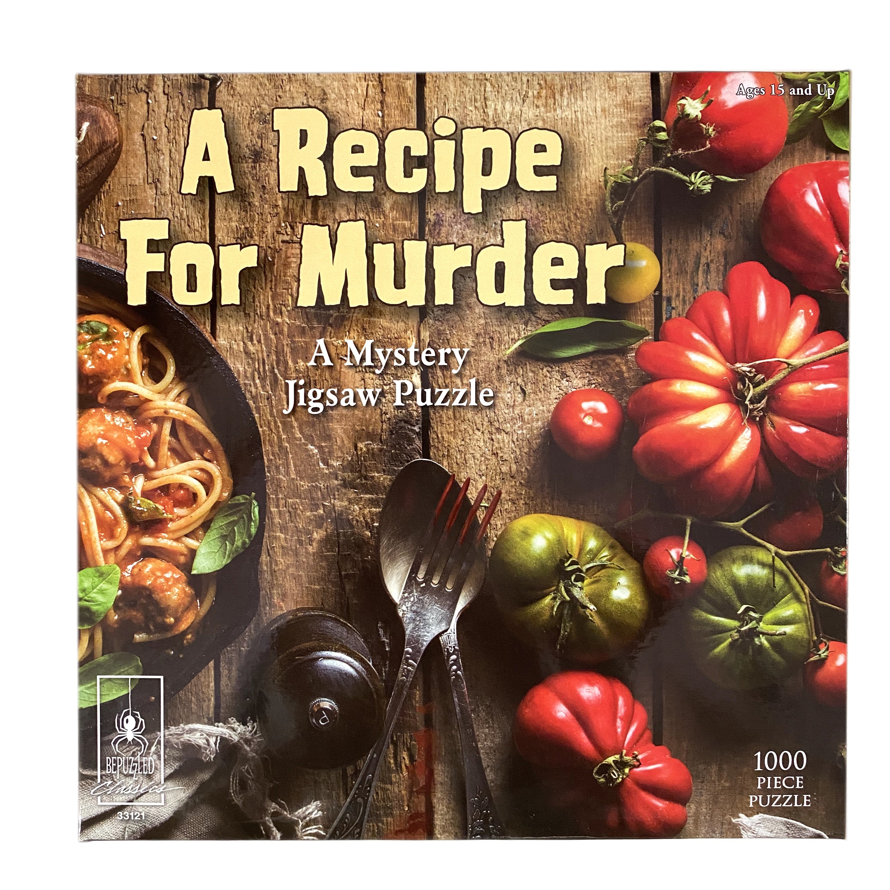 A Recipe for Murder Mystery 1000 Piece Jigsaw Puzzle    