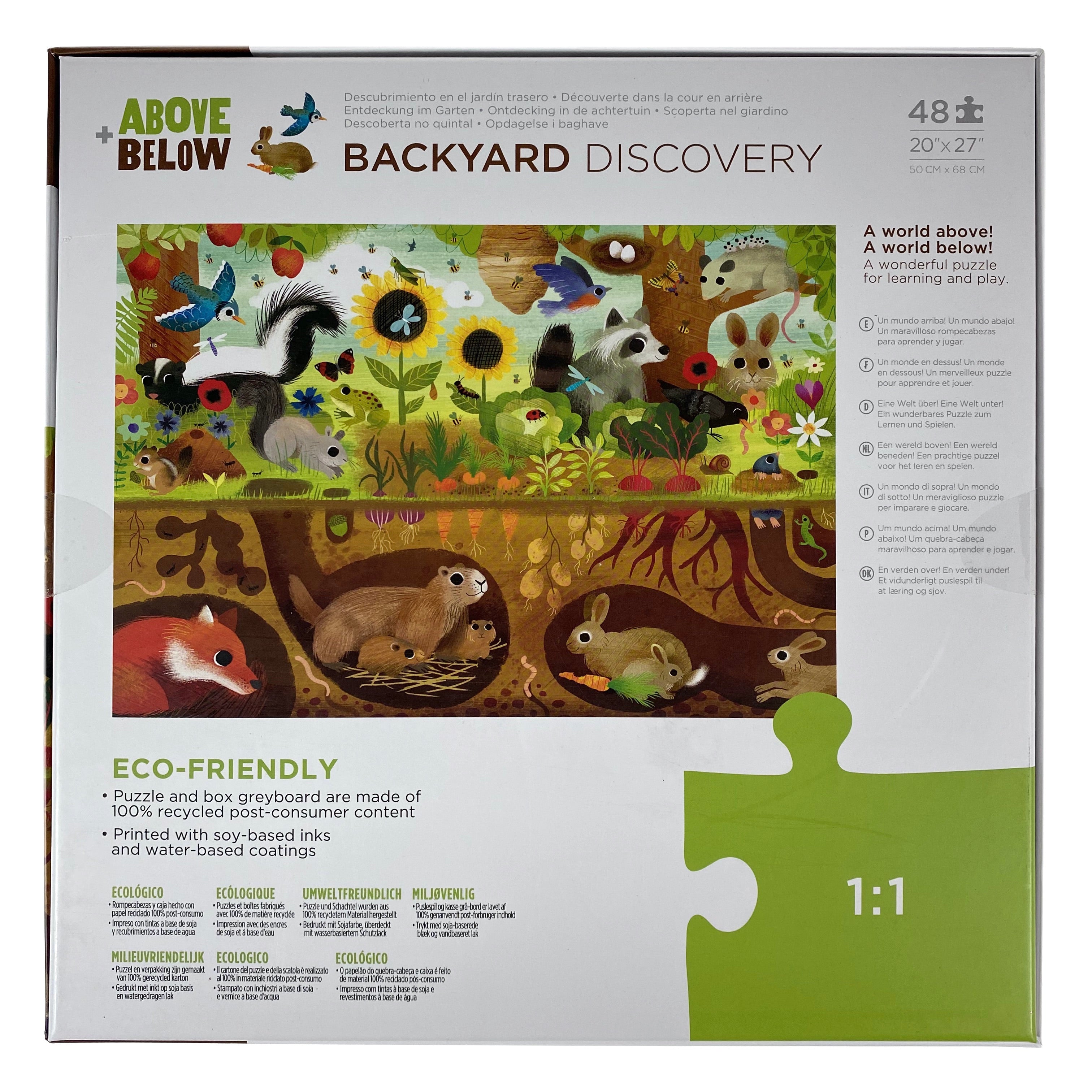 Above and Below Backyard Discovery 48 Piece Puzzle    