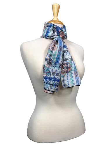 Geometric Paisley Scarf    