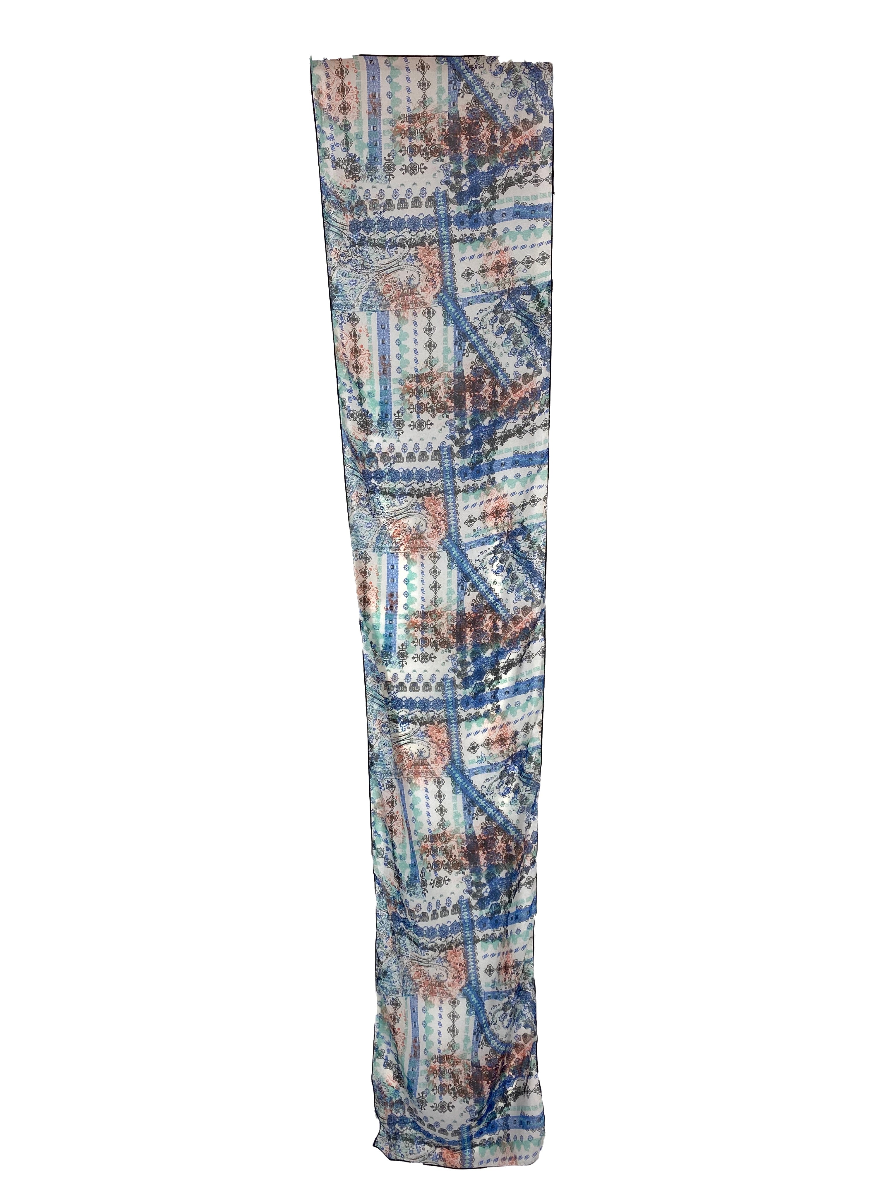 Geometric Paisley Scarf    