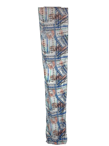 Geometric Paisley Scarf    