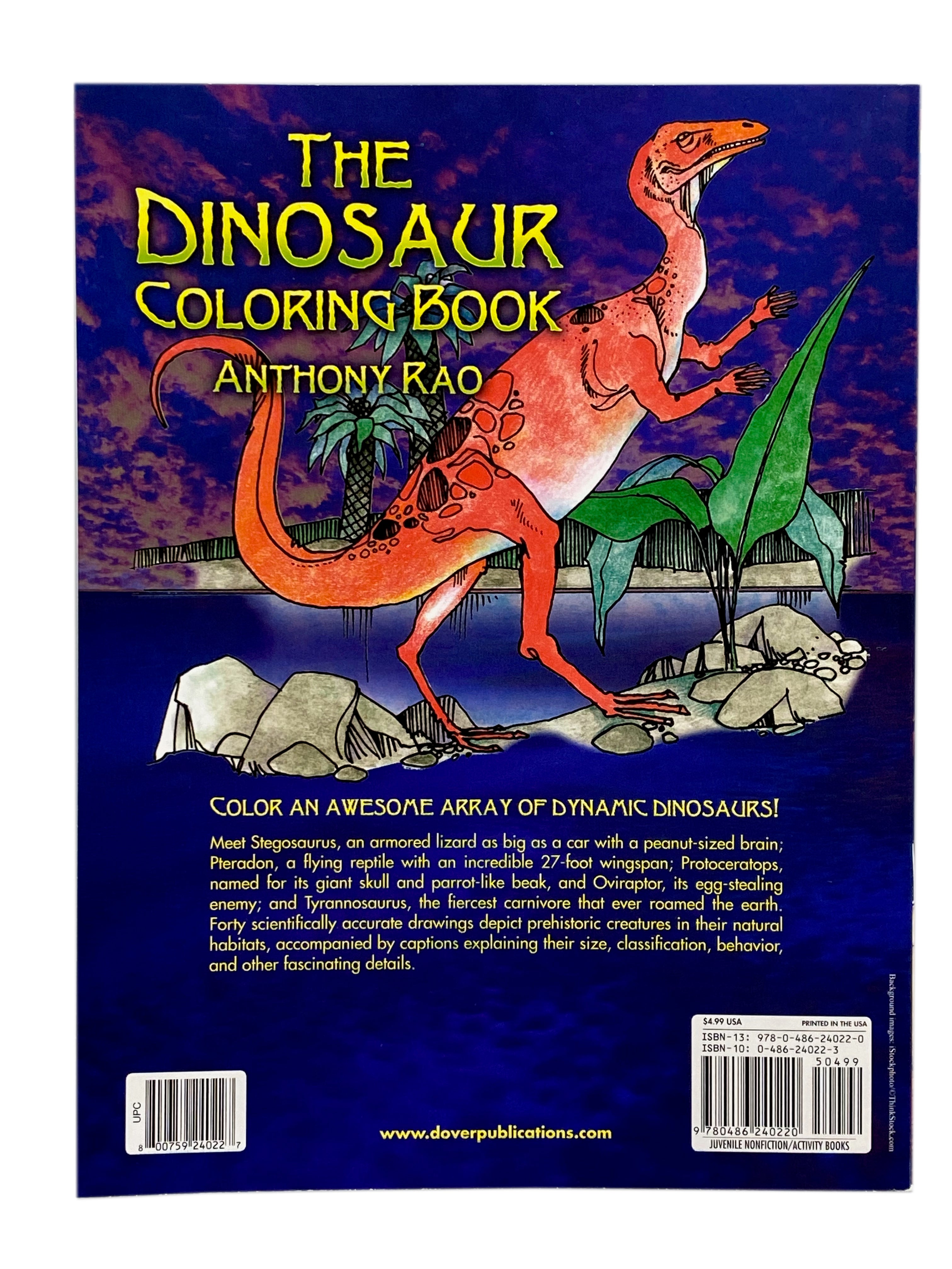 The Dinosaur Coloring Book    