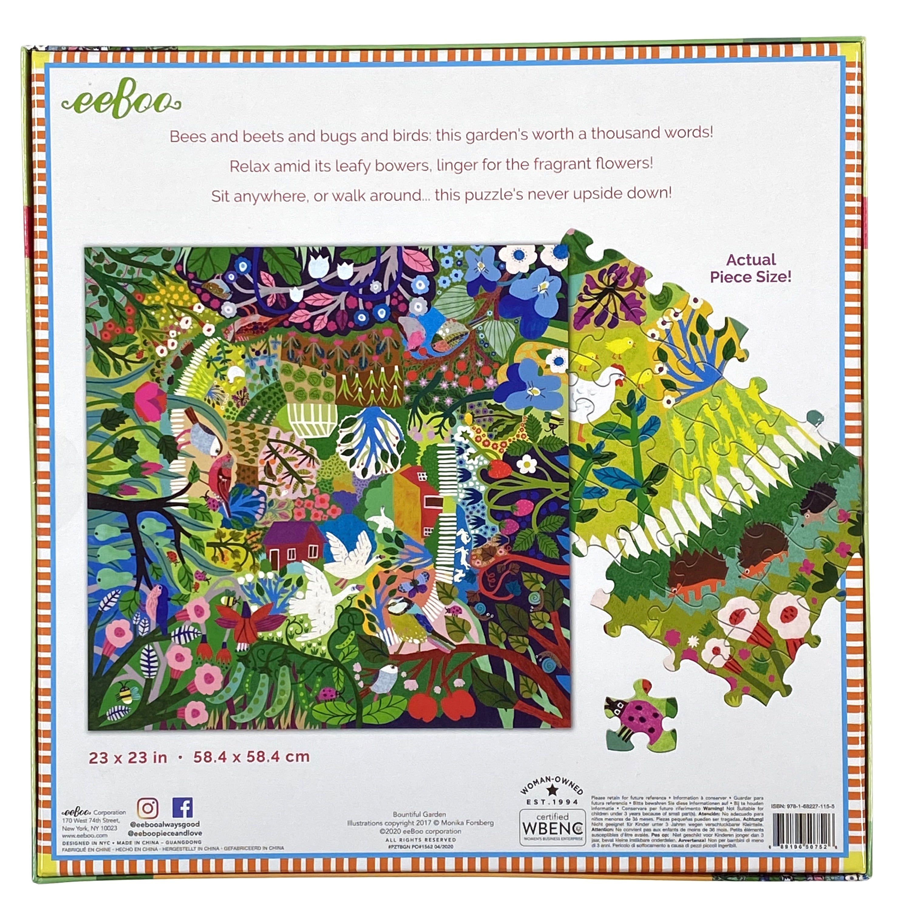 Bountiful Garden 1000 Piece Puzzle    