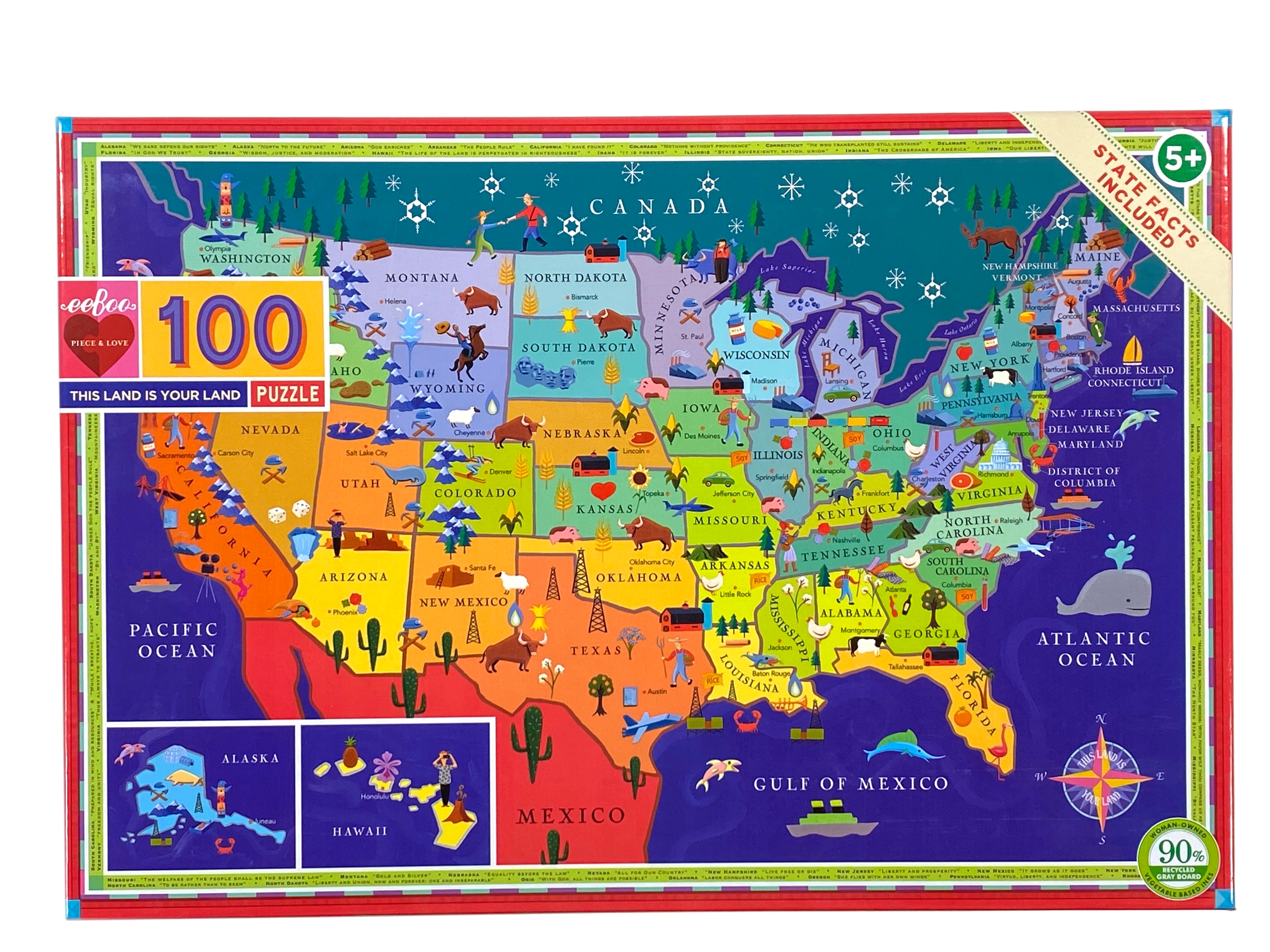 This Land Is Your Land 100 Piece Puzzle    