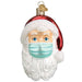 Old World Christmas - Santa With Face Mask Ornament    