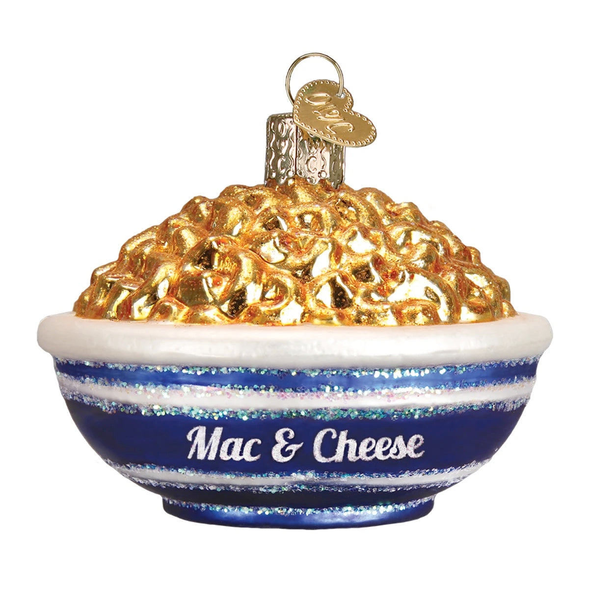 Old World Christmas Bowl Of Mac & Cheese Ornament    