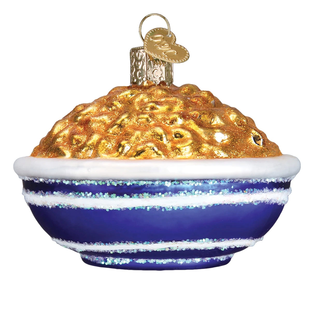Old World Christmas Bowl Of Mac & Cheese Ornament    