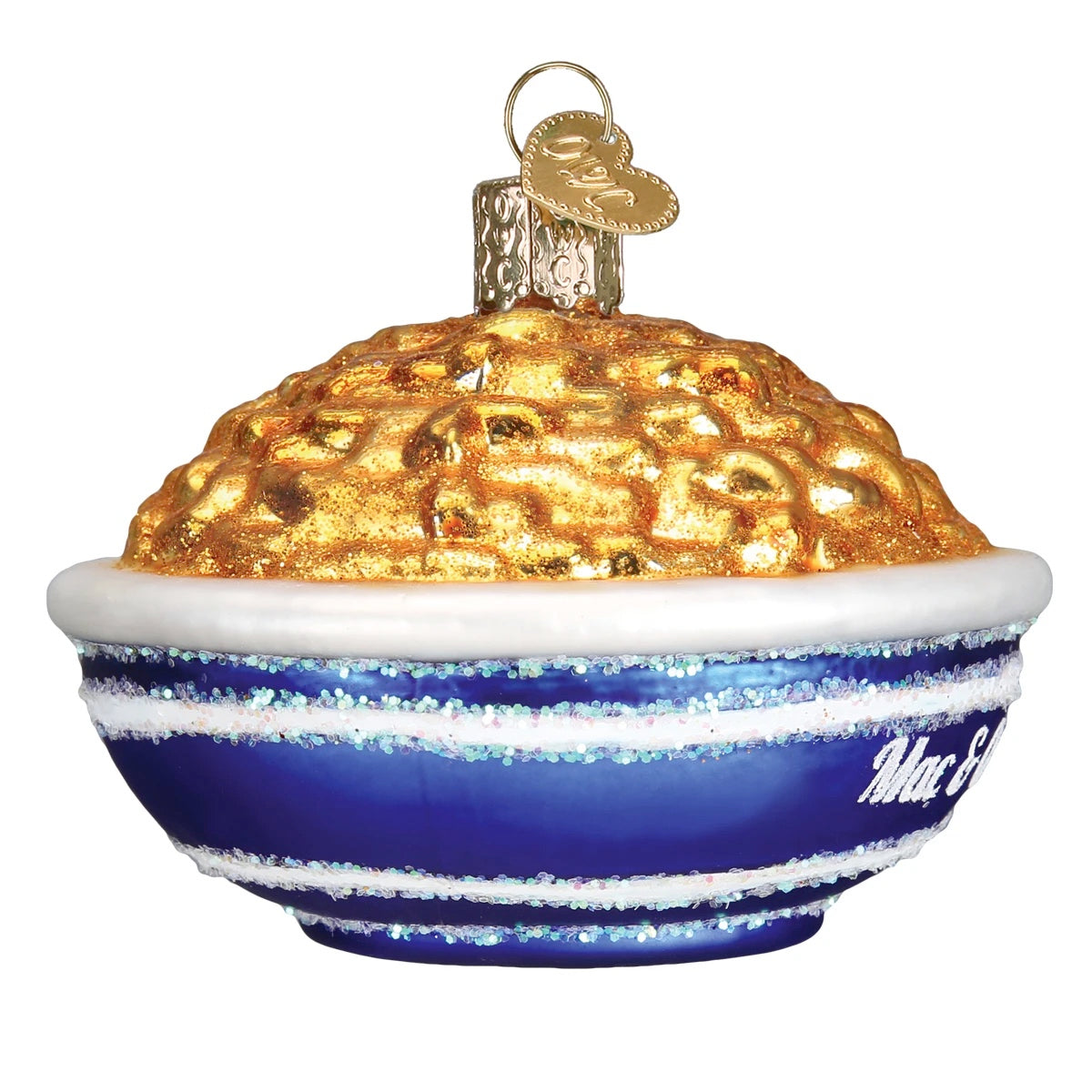 Old World Christmas Bowl Of Mac & Cheese Ornament    