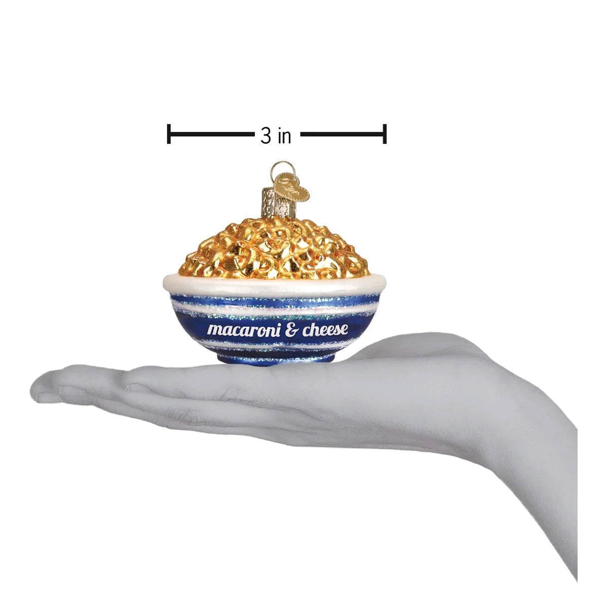 Old World Christmas Bowl Of Mac & Cheese Ornament    