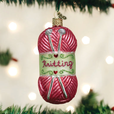 Old World Christmas Knitting Yarn Ornament    