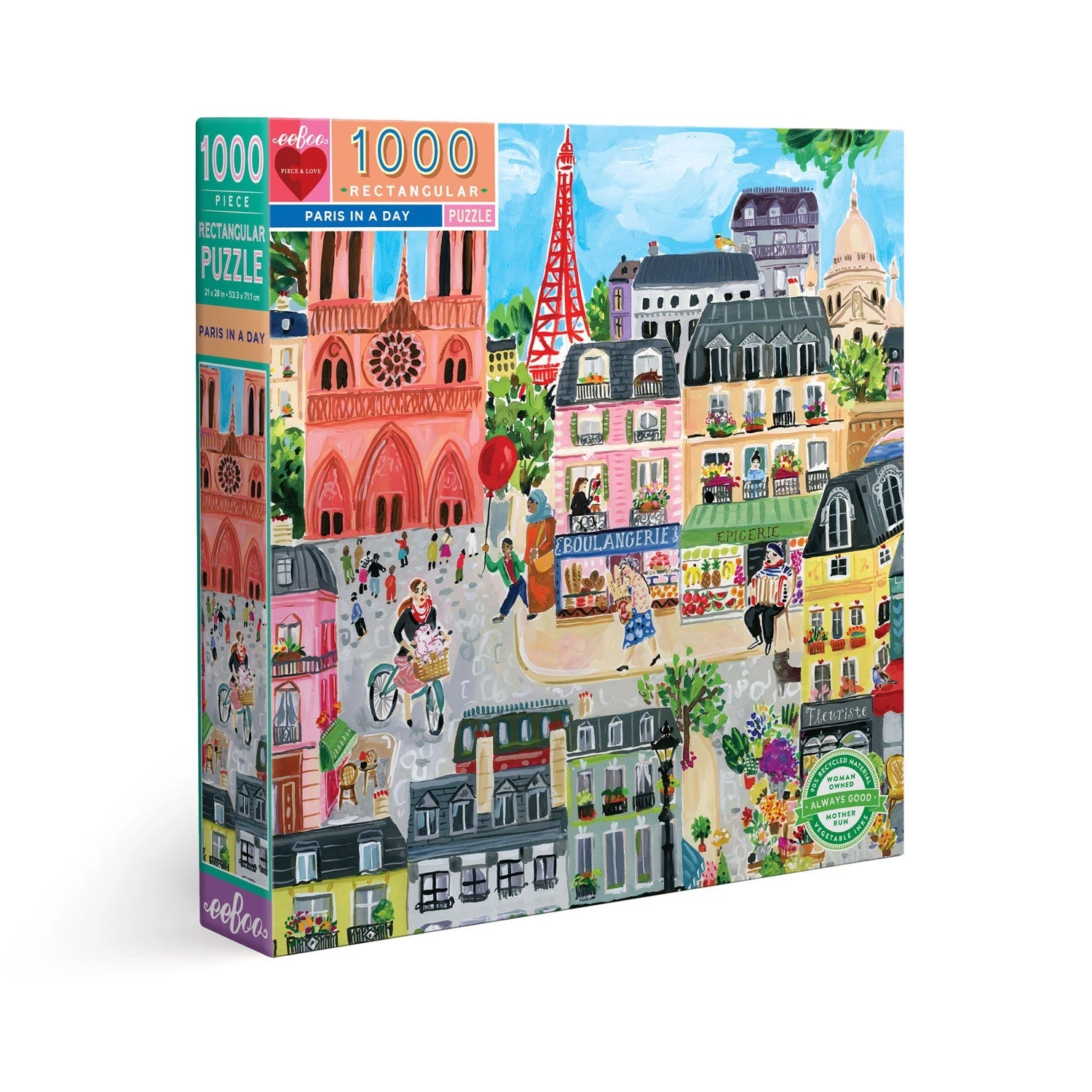 Paris In A Day 1000 Piece Puzzle    
