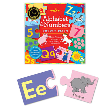 Alphabet & Numbers - Puzzle Pairs    