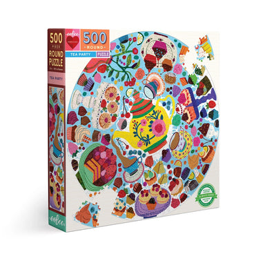 Tea Party 500 Piece Round Puzzle    