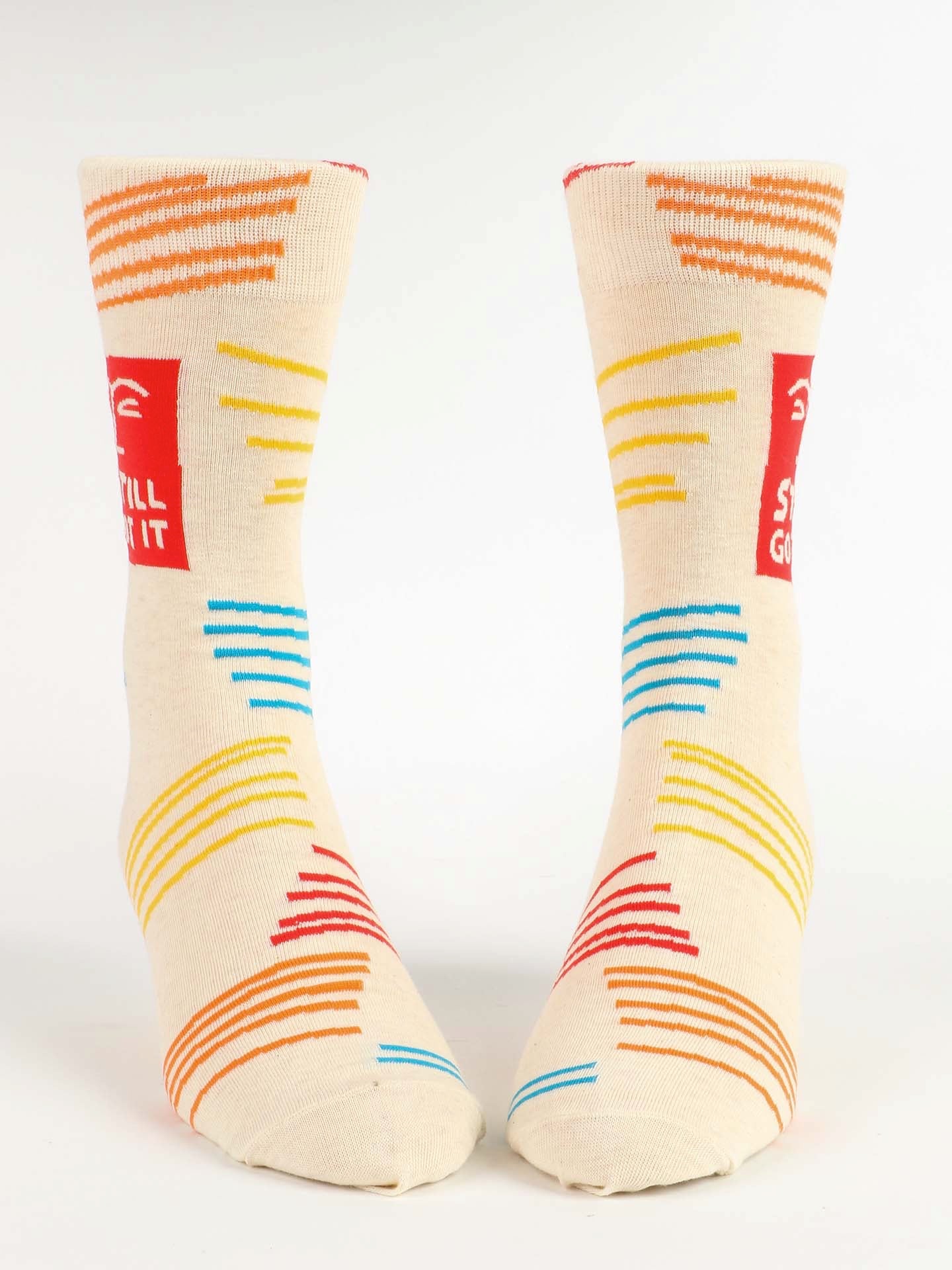 Blue Q Mens Crew Socks - Still Got It    