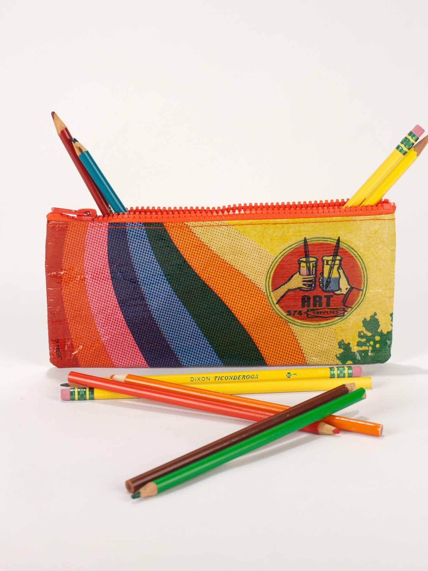 Blue Q Pencil Case - Art Supplies    