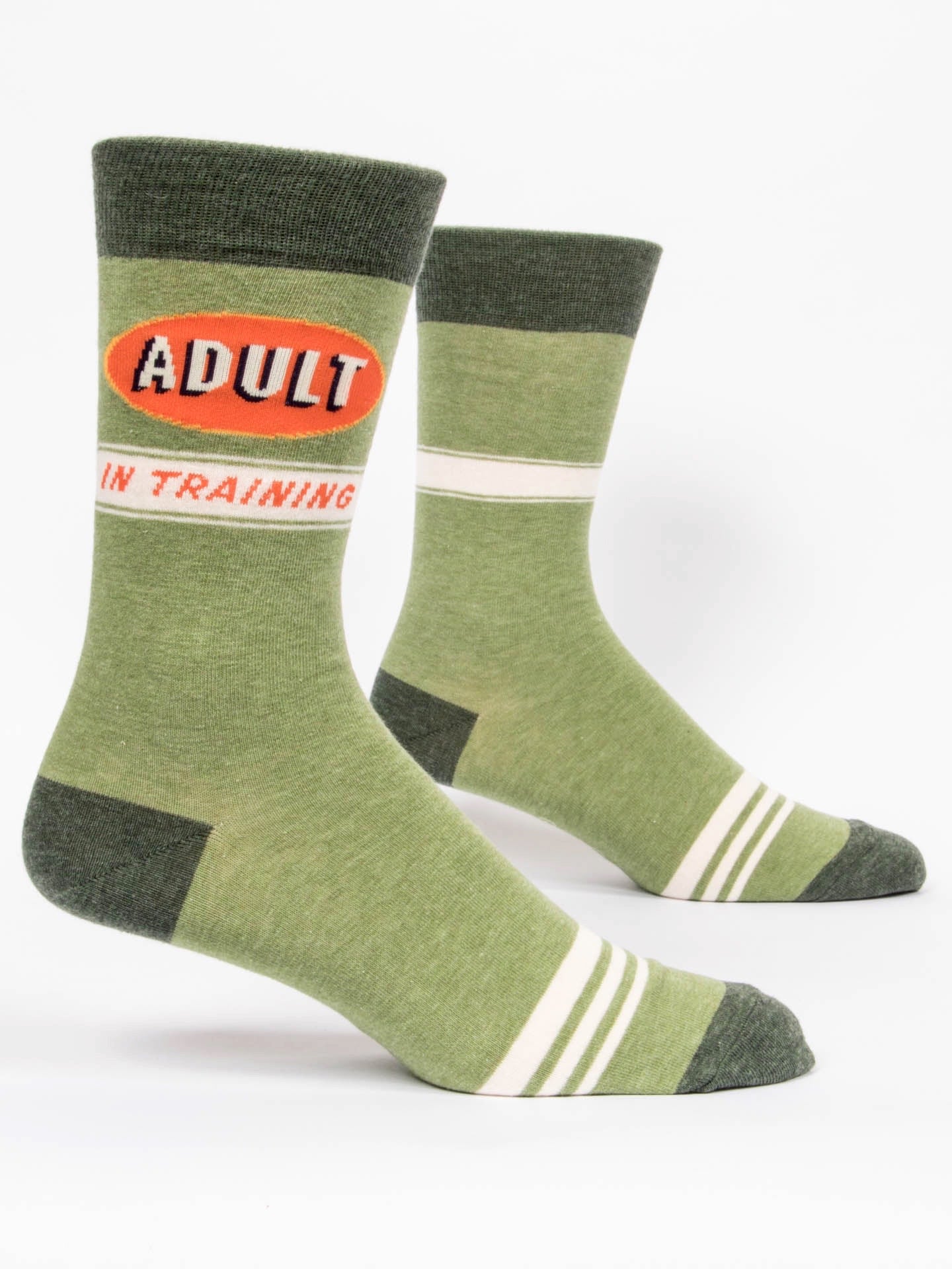 Blue Q Mens Crew Socks - Adult In Training    