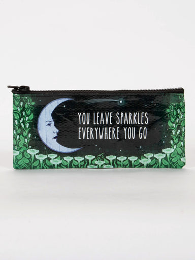 Blue Q Pencil Case - You Leave Sparkles Everywhere You Go    