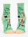 Blue Q Womens Ankle Socks - I like Long Walks To The Library    