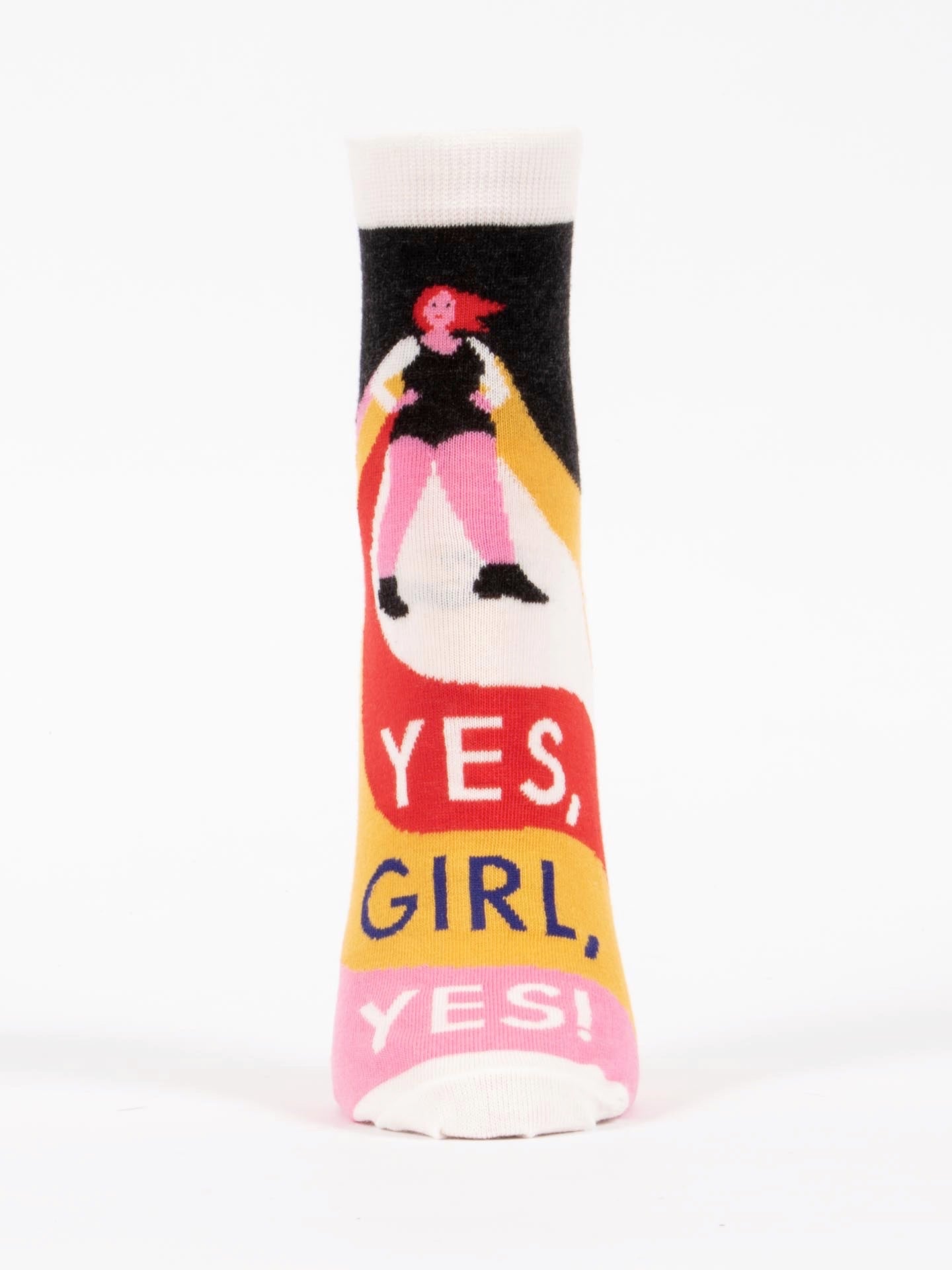Blue Q Womens Ankle Socks Yes, Girl, Yes!    