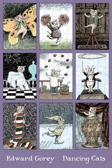 Dancing Cats 300 Piece Edward Gorey Puzzle    