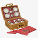 Lady Bug Tea Set in Wicker Basket    