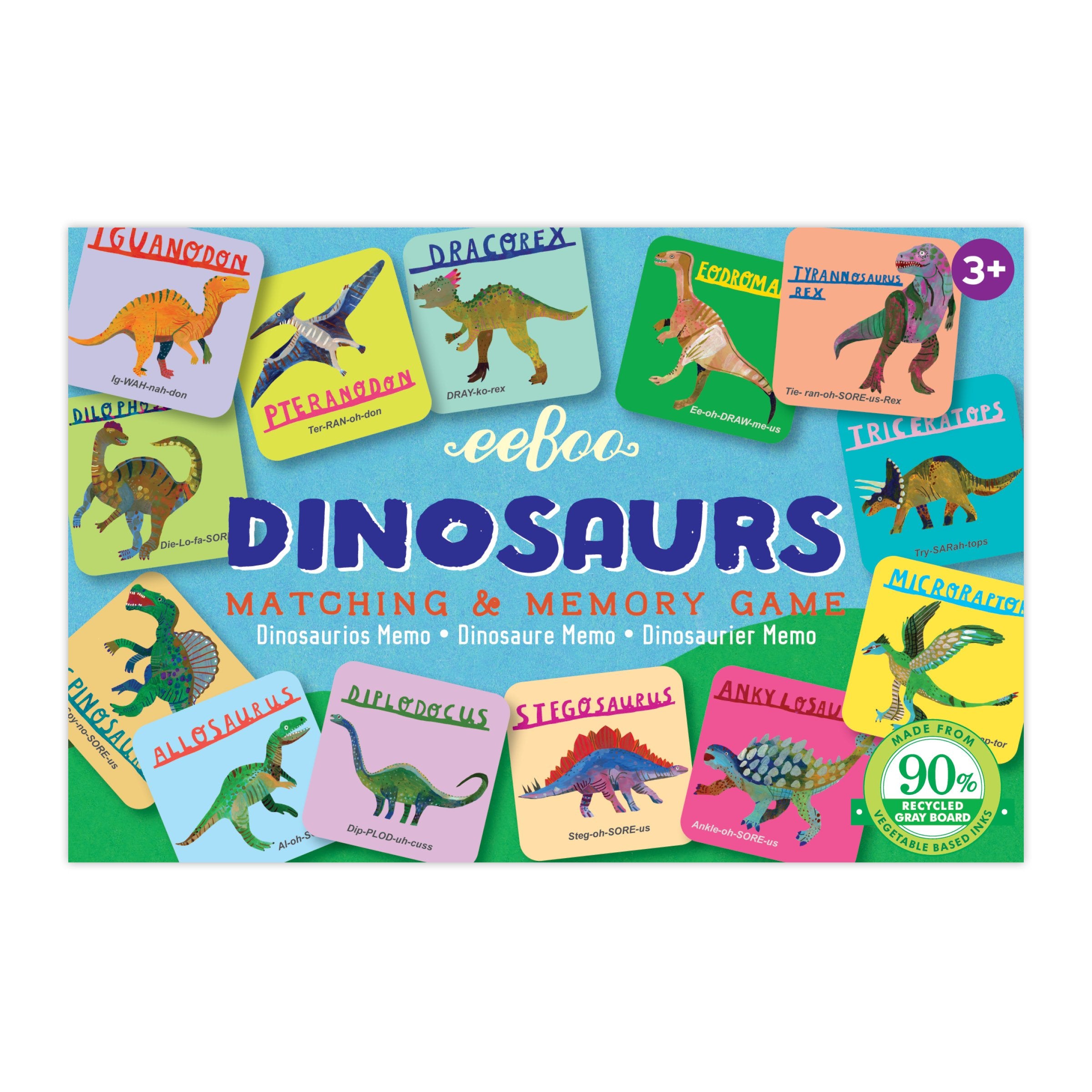 Dinosaurs Memory & Matching Game    