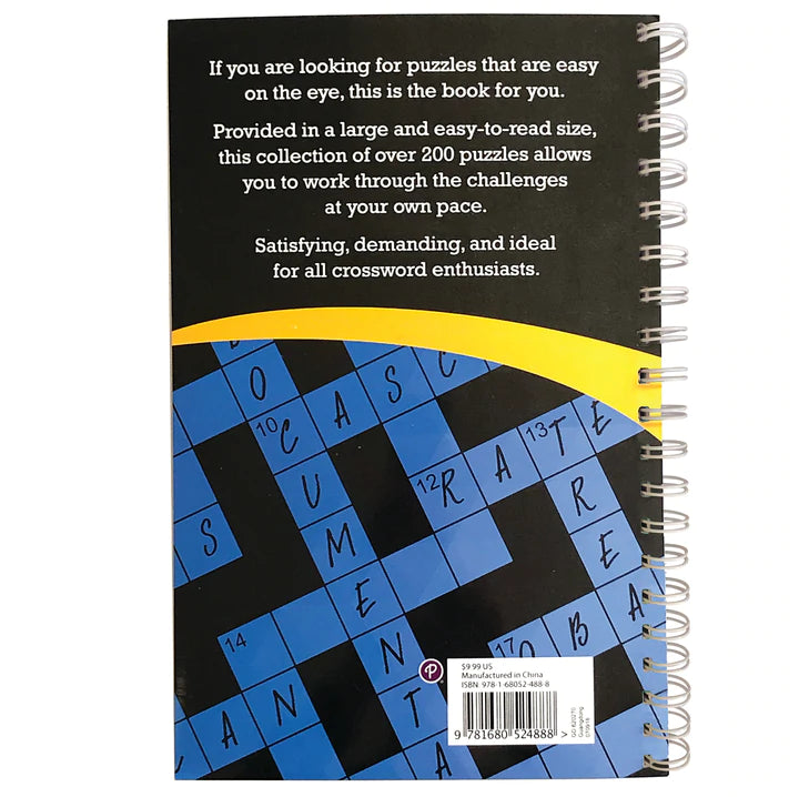 Large Print Crossword Puzzles - More Than 200 Puzzles to Complete    