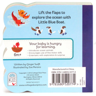 Little Blue Boat - Ocean Lift A Flap Book    