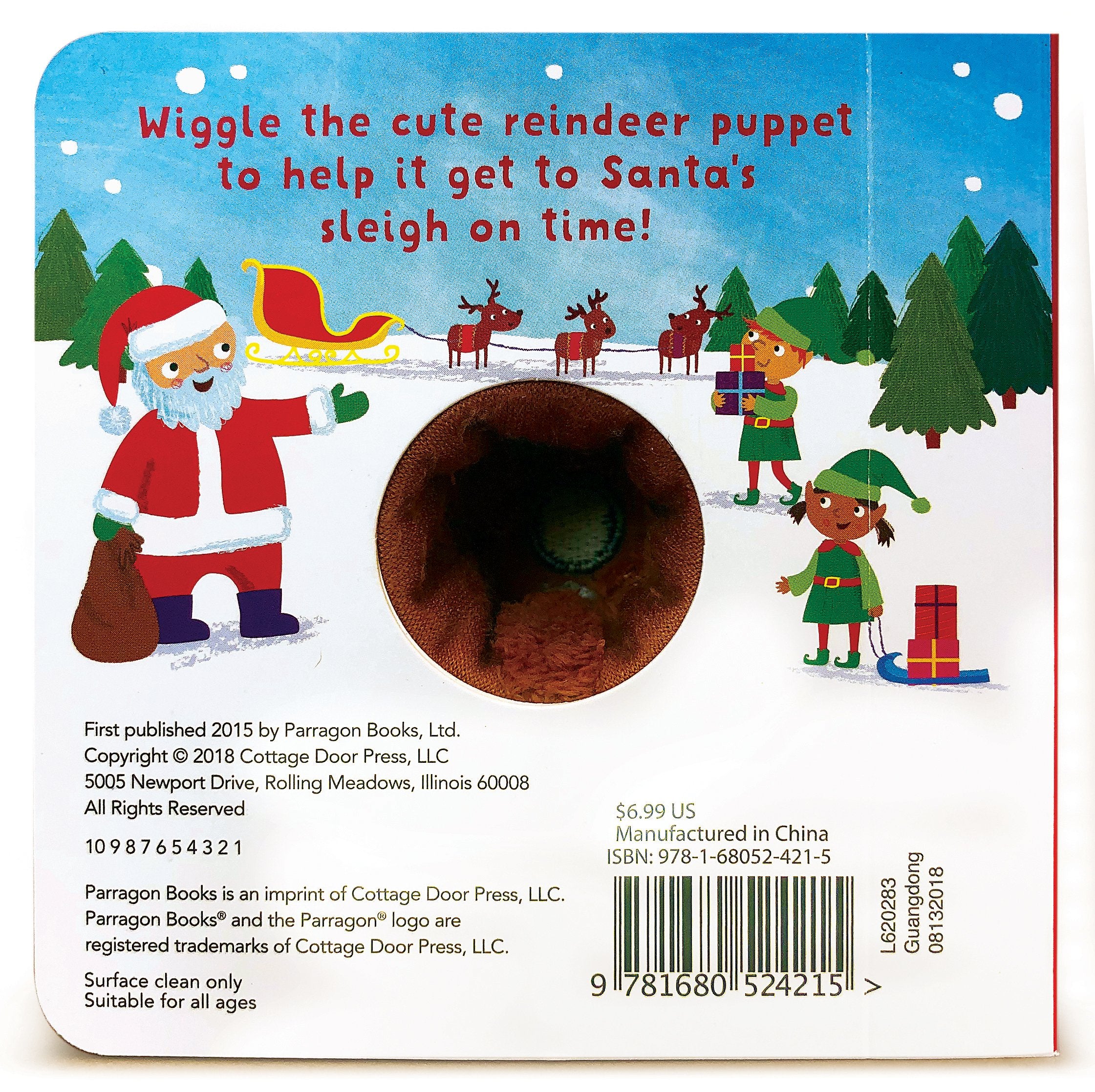 Jingle, Jingle, Little Reindeer - Finger Puppet Book