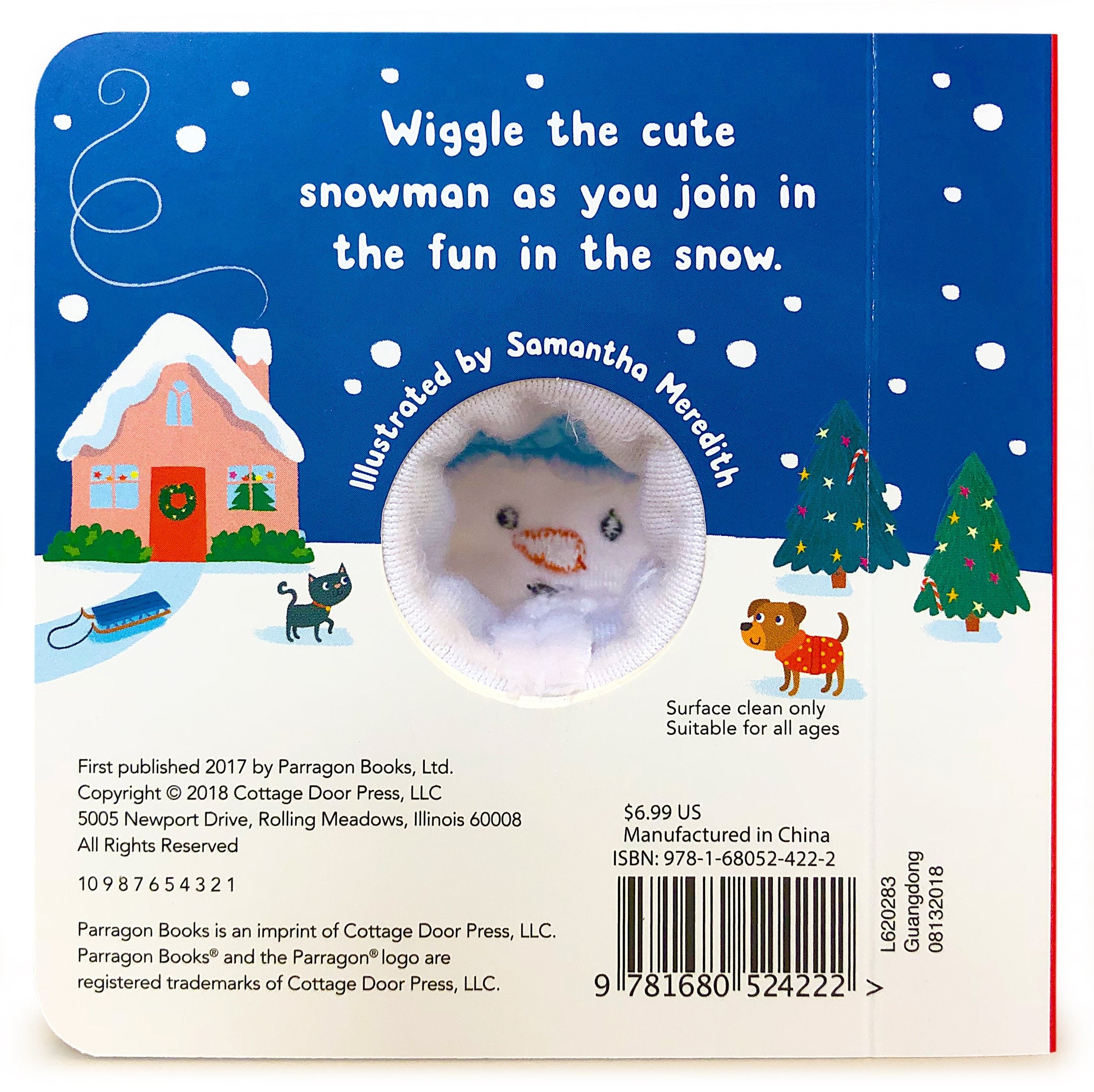 Friendly Little Snowman - Finger Puppet Book    