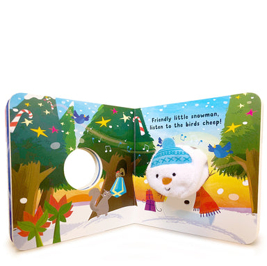 Friendly Little Snowman - Finger Puppet Book    