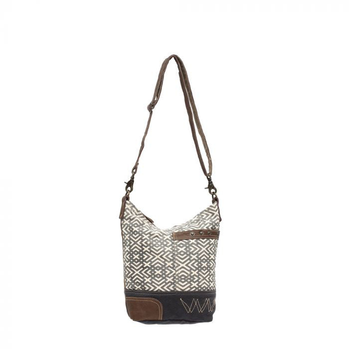 Geometric X Shoulder Bag    